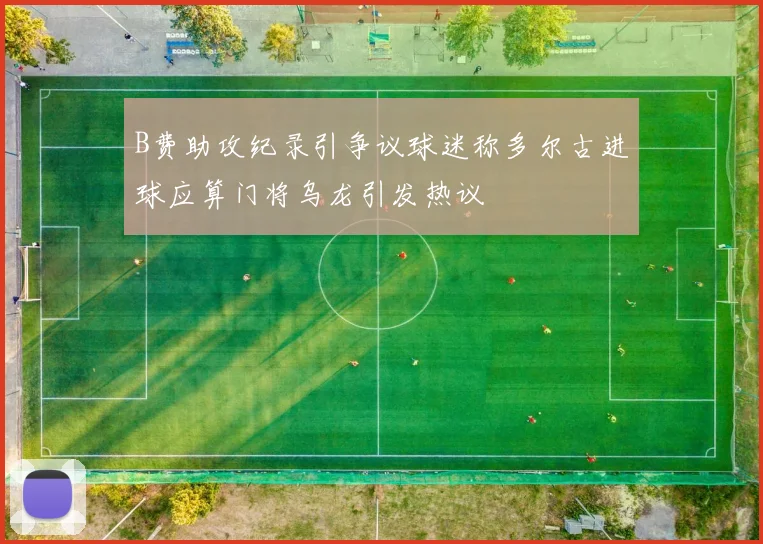B费助攻纪录引争议球迷称多尔古进球应算门将乌龙引发热议
